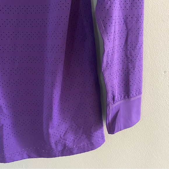 Zyia Active Women's Long Sleeve Purple Chill Tee Size  Medium - Picture 8 of 11